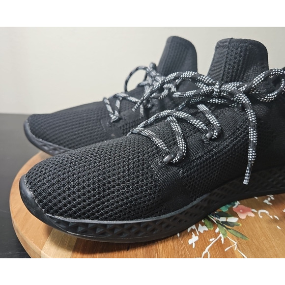 EUC Urban Sport by J/Slides Talia Stretch Knit Sneaker Black Sz W/11 MSRP $79.99 - Picture 6 of 16